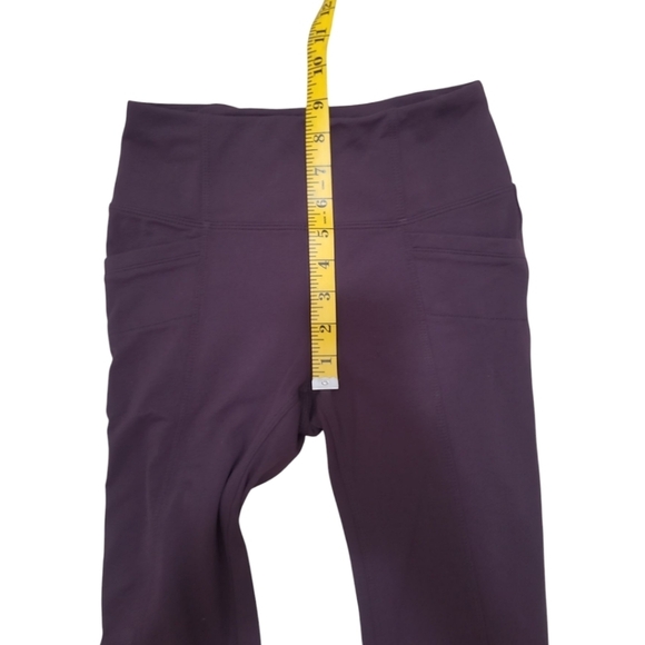 Athleta High Waisted Metro Leggings W/ Front & Back Pockets Plum Size XS - Picture 7 of 13
